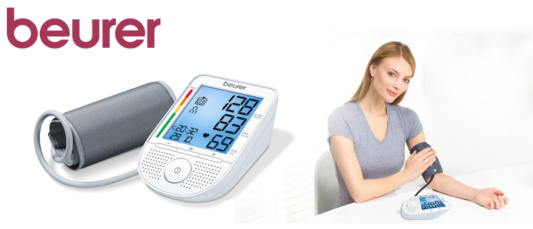 Máy đo huyết áp bắp tay có giọng nói Beurer BM49